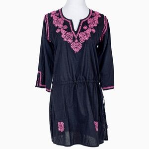 La Chic Hand Embroidered Tunic Top